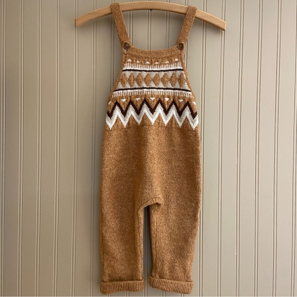 Zara Jacquard Knit Jumper Romper Kids Size 2-3 years - Picture 1 of 5